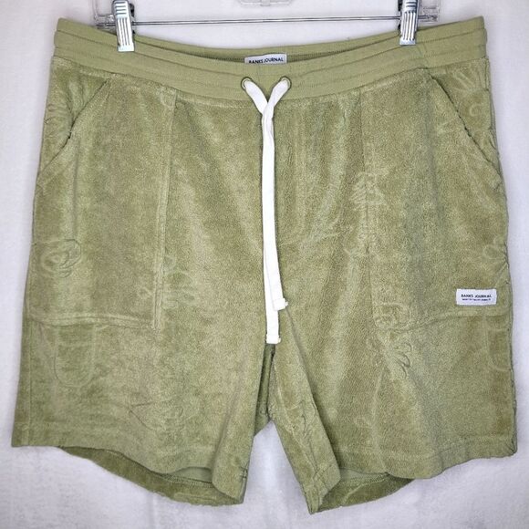 Banks Journal Organic Cotton Terrycloth Shorts Size XXL - Picture 1 of 6